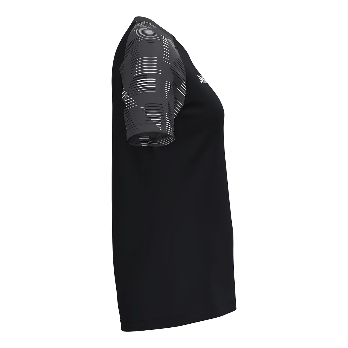 JAKO T-Shirt Sonic Kurzarm Damen schwarz/anthrazit Seite