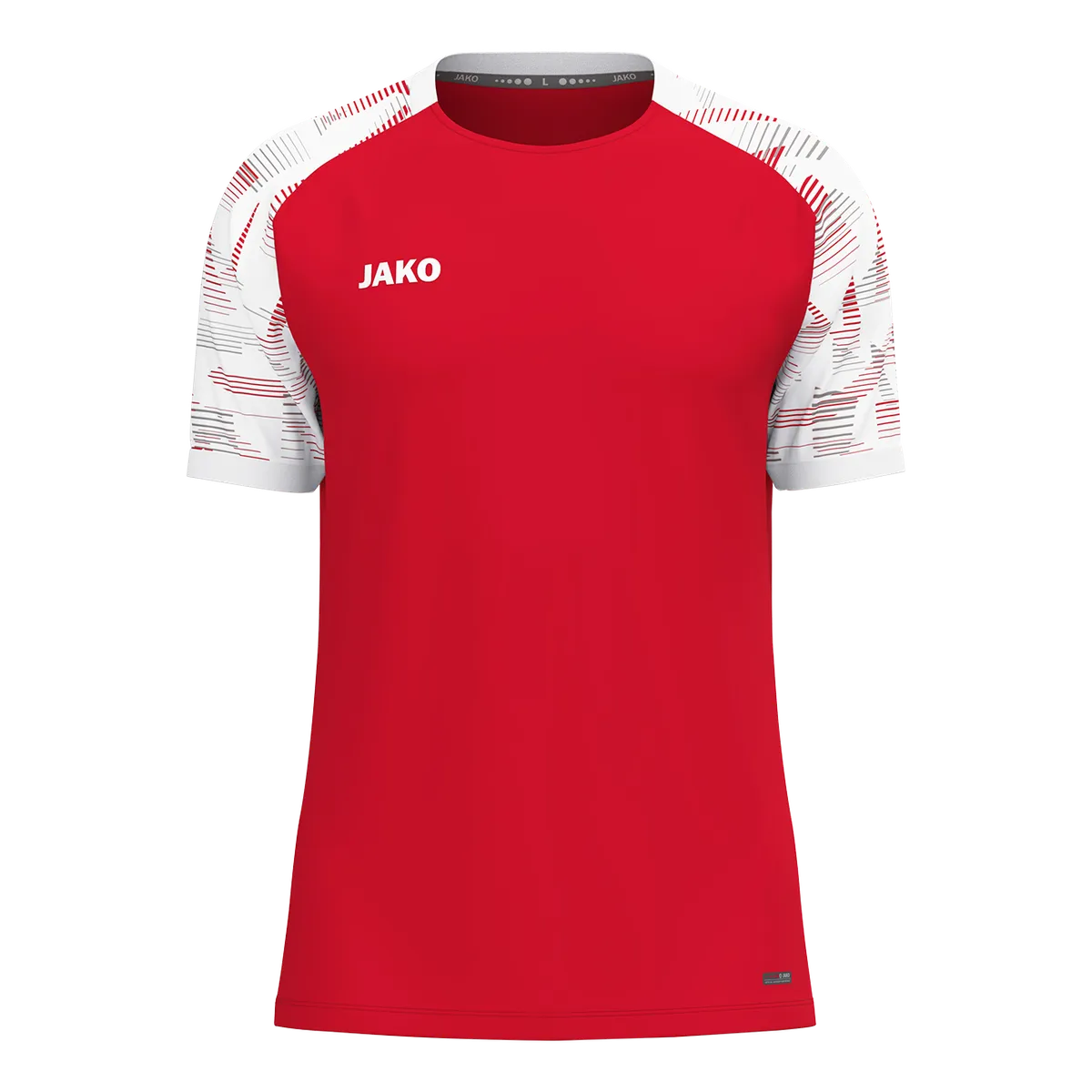 JAKO T-Shirt Sonic Kurzarm Unisex rot/weiß Front
