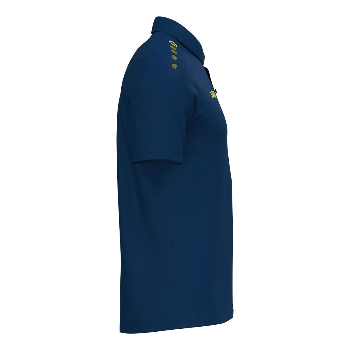 JAKO Poloshirt ONE Kurzarm Unisex navy/citro Seite