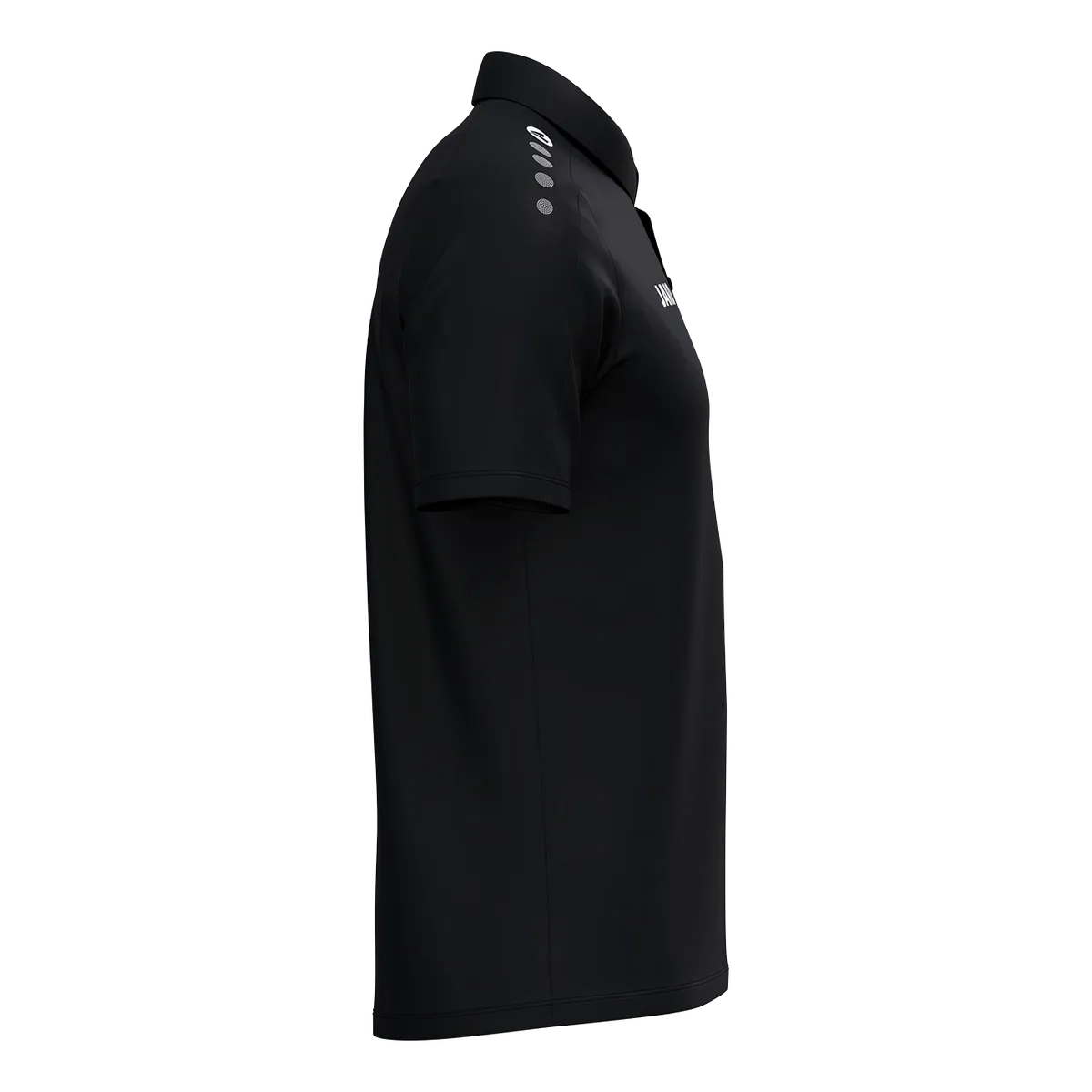 JAKO Poloshirt ONE Cotton Kurzarm Unisex schwarz Seite