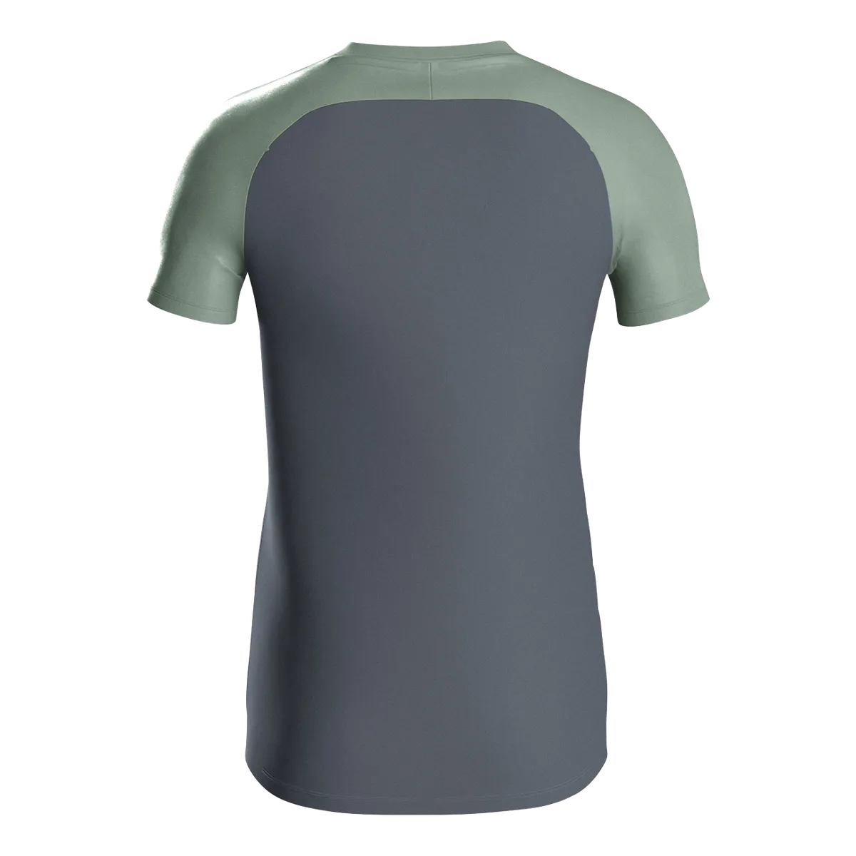 JAKO Poloshirt Iconic Kurzarm Unisex anthra light/mintgrün/soft grey Rücken