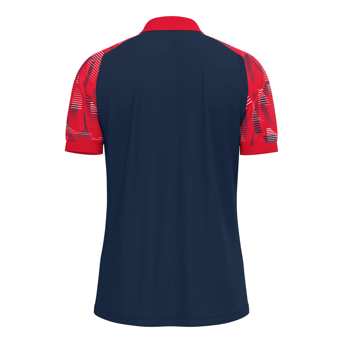 JAKO Poloshirt Sonic Kurzarm Unisex marine/rot Rücken