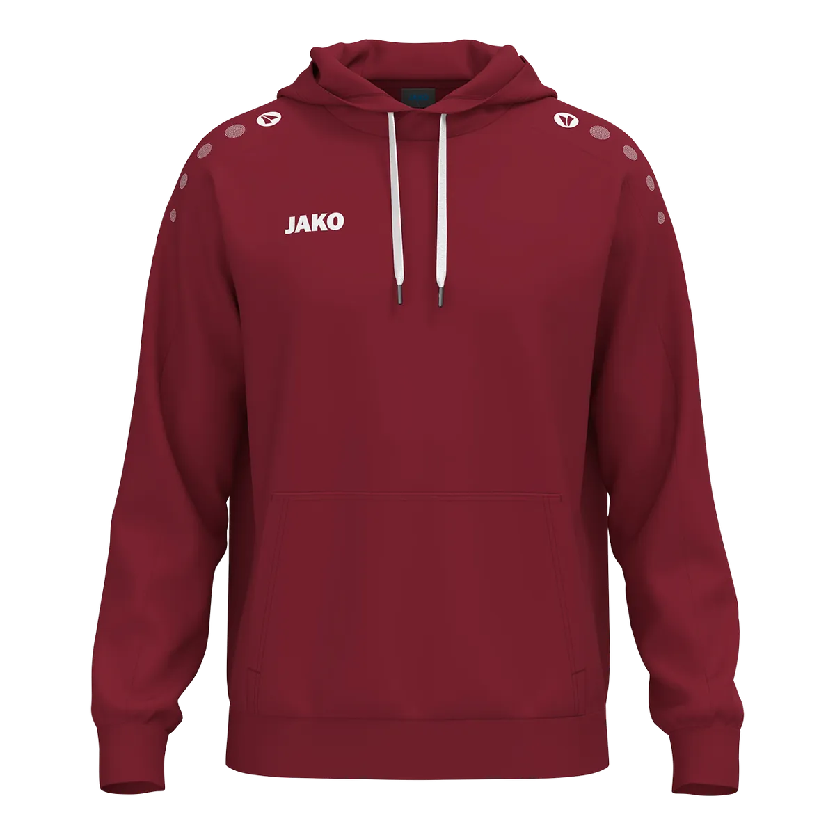 JAKO Kapuzensweat ONE Cotton Unisex bordeaux Front