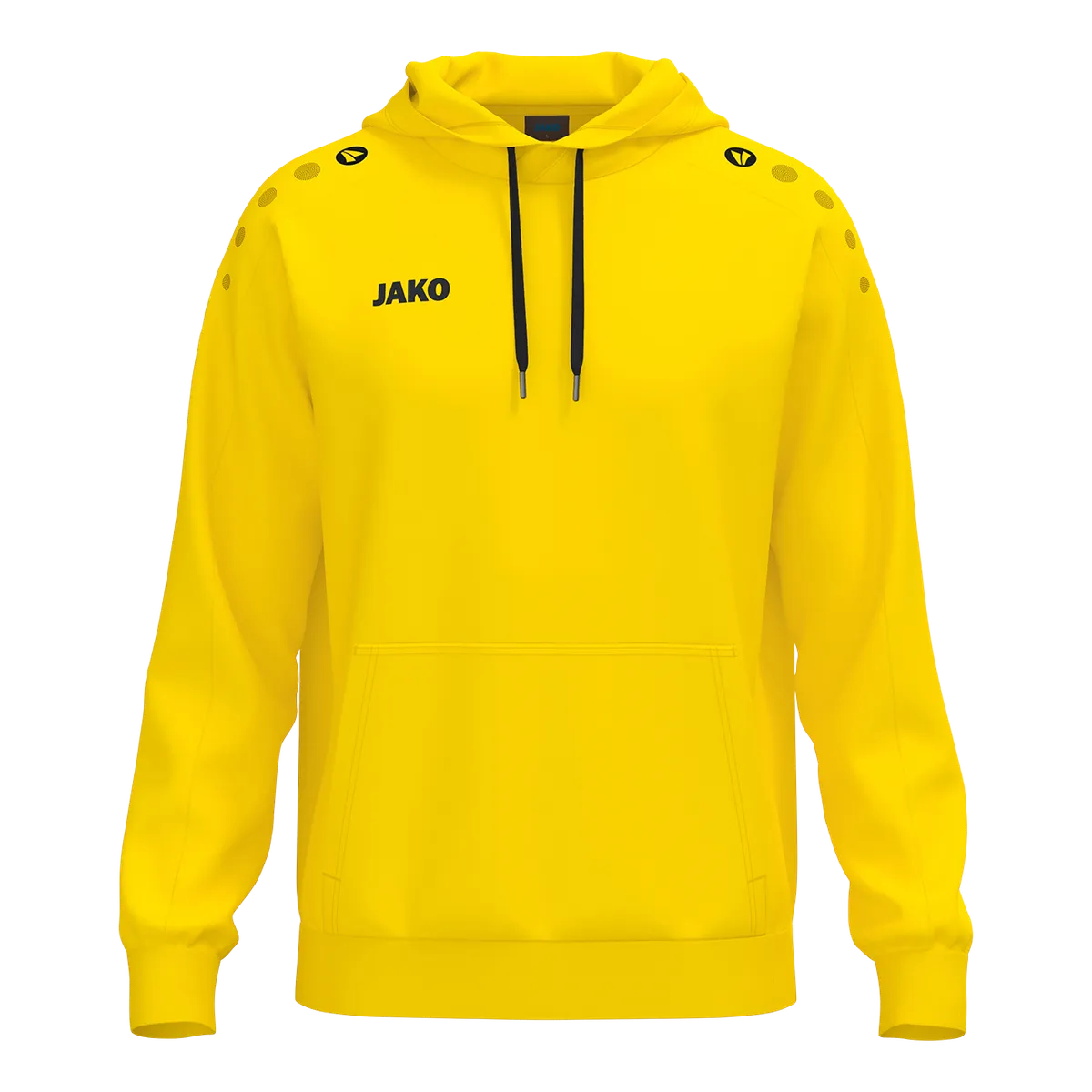 JAKO Kapuzensweat ONE Cotton Unisex gelb Front