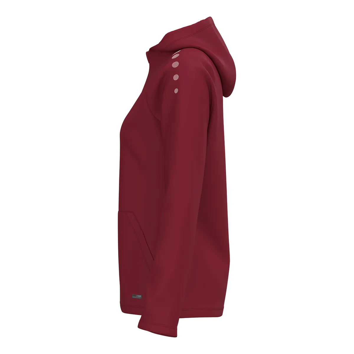 JAKO Kapuzenjacke ONE Damen bordeaux Seite
