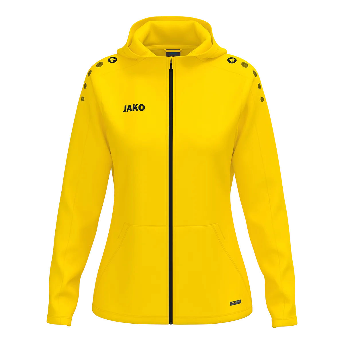 JAKO Kapuzenjacke ONE Damen gelb Front
