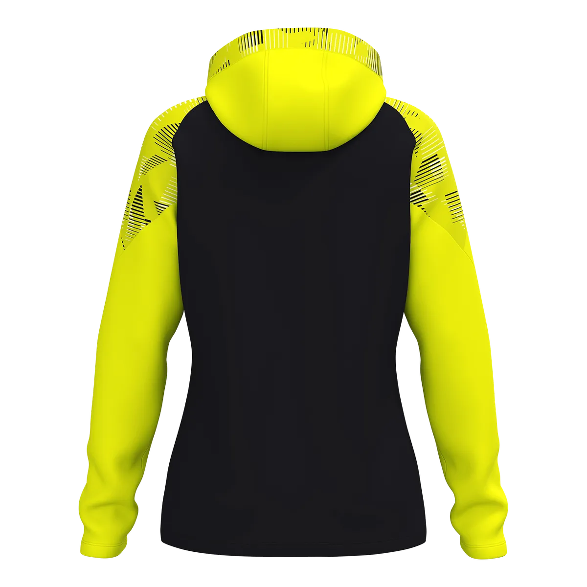 JAKO Kapuzenjacke Sonic Damen schwarz/neongelb Rücken