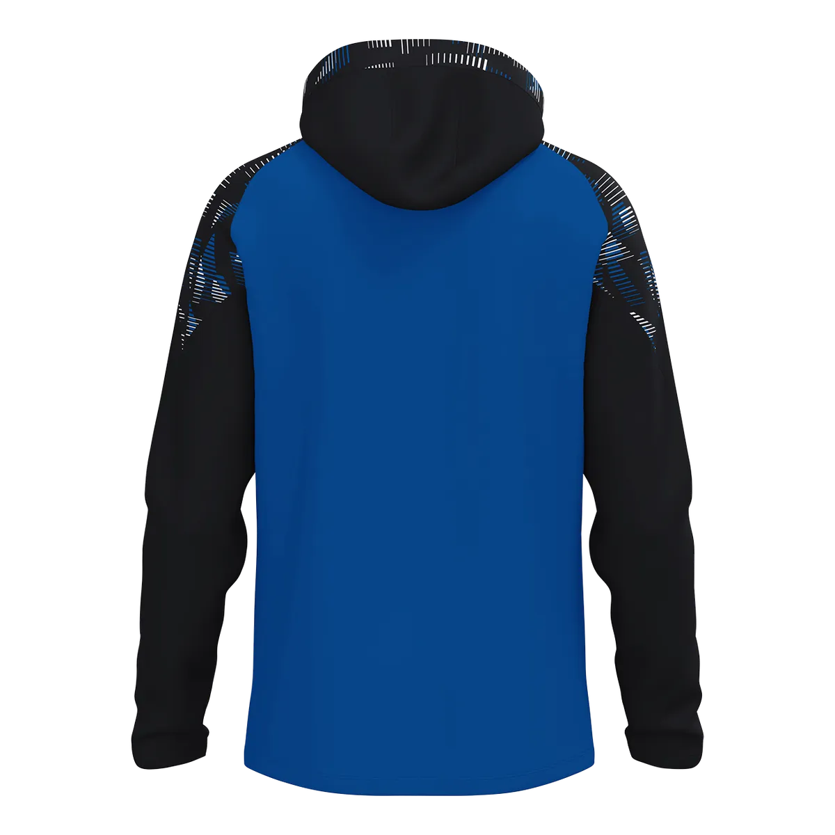 JAKO Kapuzenjacke Sonic Unisex royal/schwarz Rücken #farbe_royal-schwarz