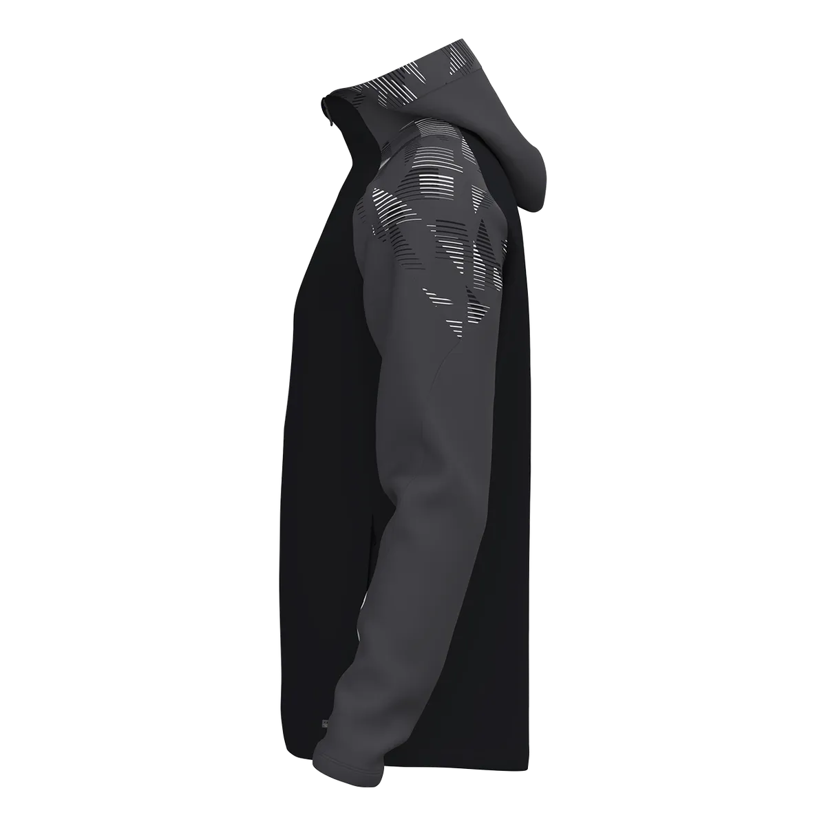 JAKO Kapuzenjacke Sonic Unisex schwarz/anthrazit Seite