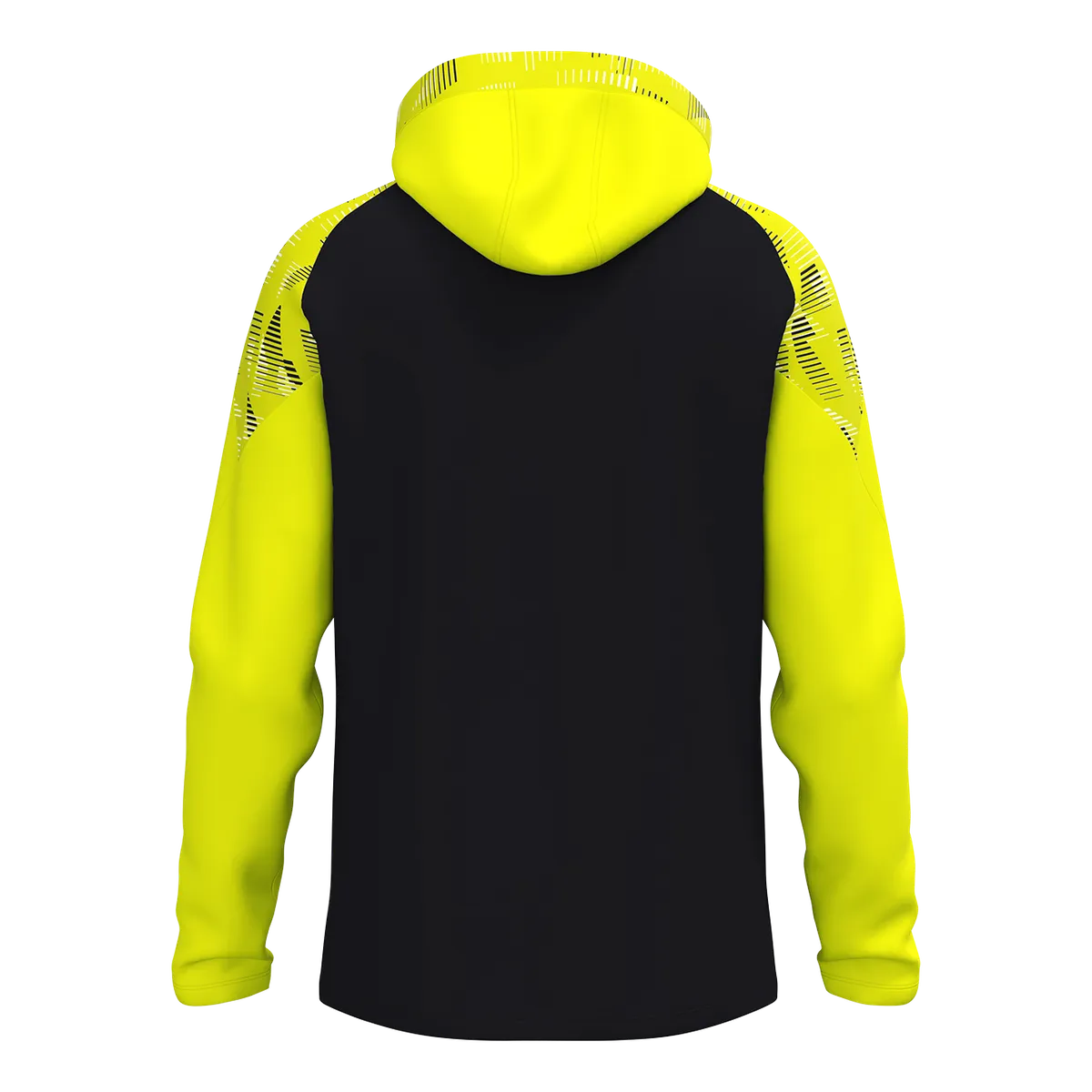 JAKO Kapuzenjacke Sonic Unisex schwarz/neongelb Rücken