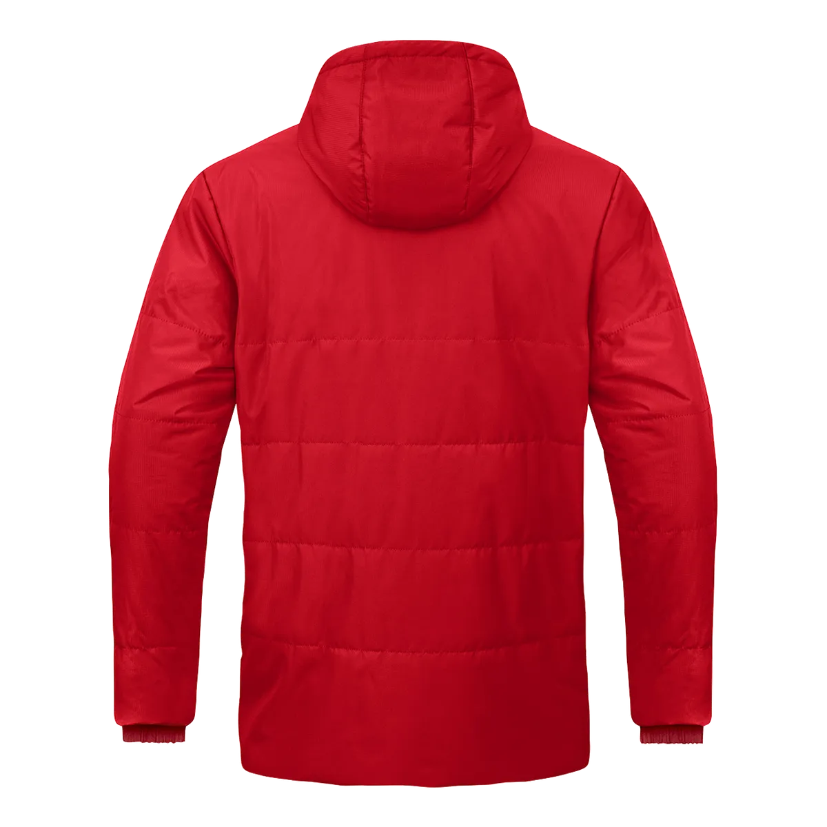 JAKO Winterjacke Coachjacke One mit Kapuze Kinder rot Rücken #farbe_rot