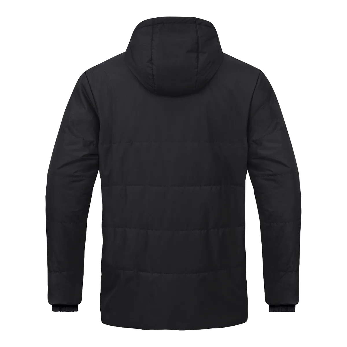 JAKO Winterjacke Coachjacke One mit Kapuze Kinder schwarz Rücken