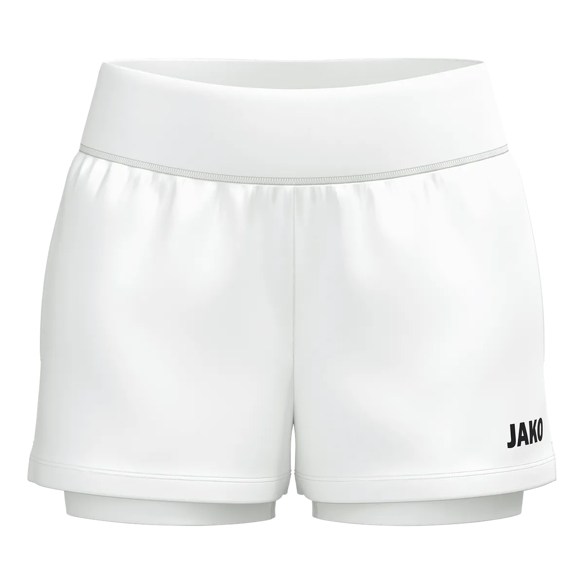 JAKO Short 2-in-1 One Damen weiß Front