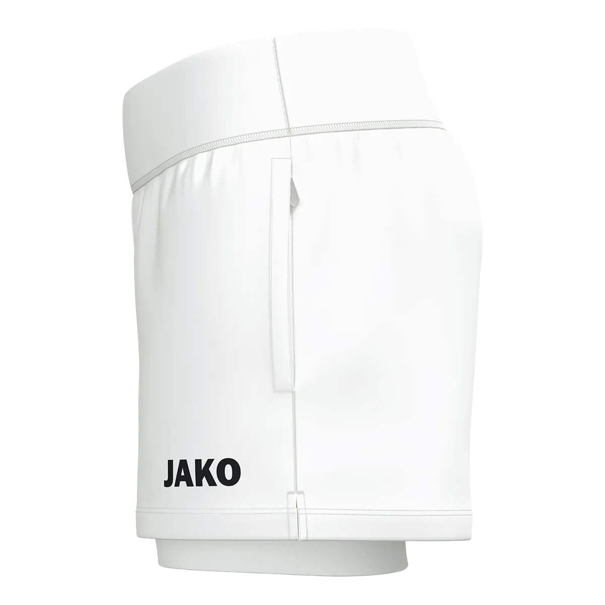 JAKO Short 2-in-1 One Damen weiß Seite