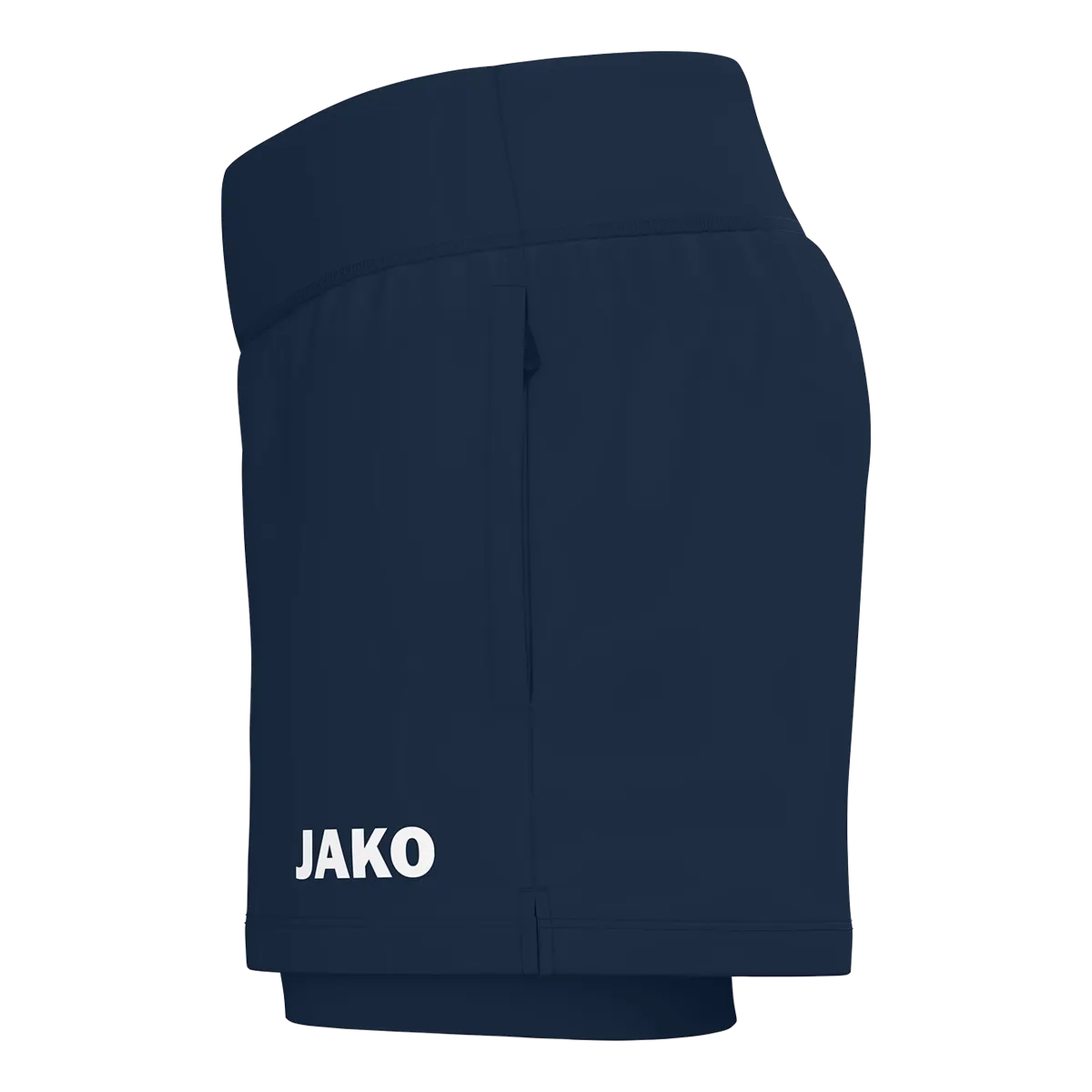 JAKO Short 2-in-1 One Damen marine Seite