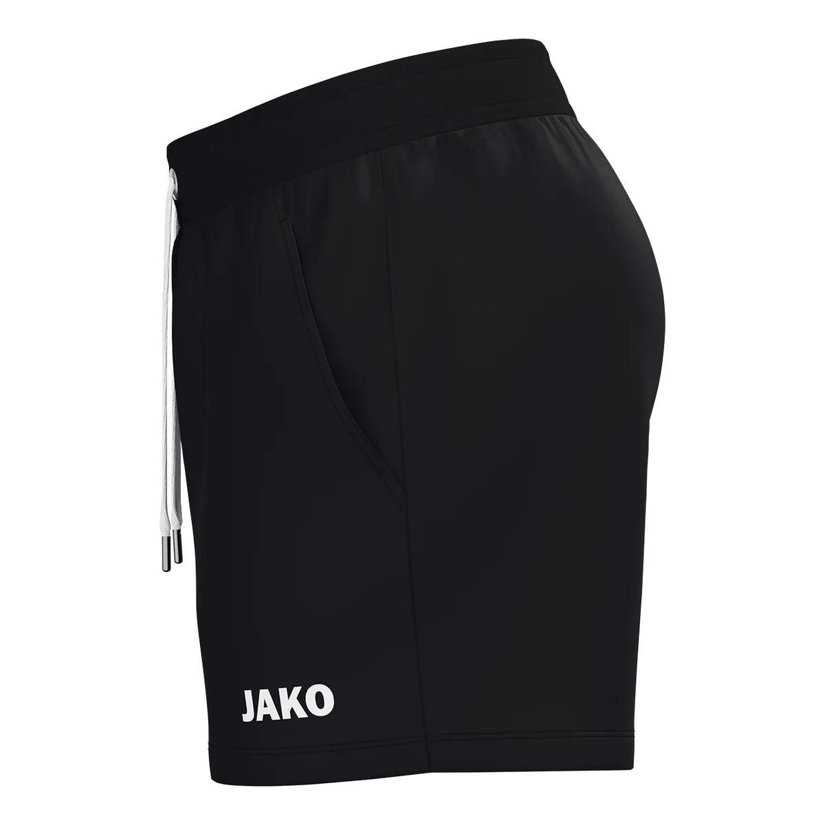 JAKO Short Jogging One Cotton Damen schwarz Seite