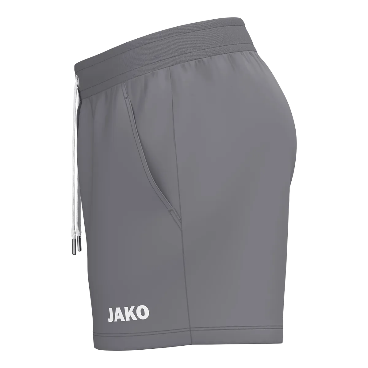 JAKO Short Jogging One Cotton Damen grau Seite