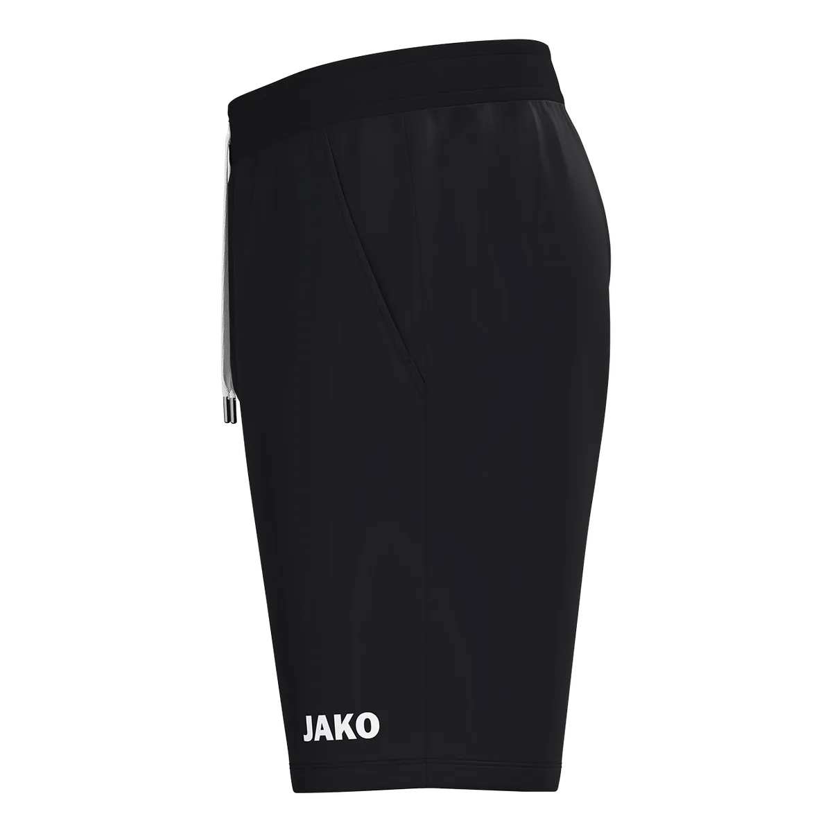 JAKO Short Jogging One Cotton Kinder schwarz Seite
