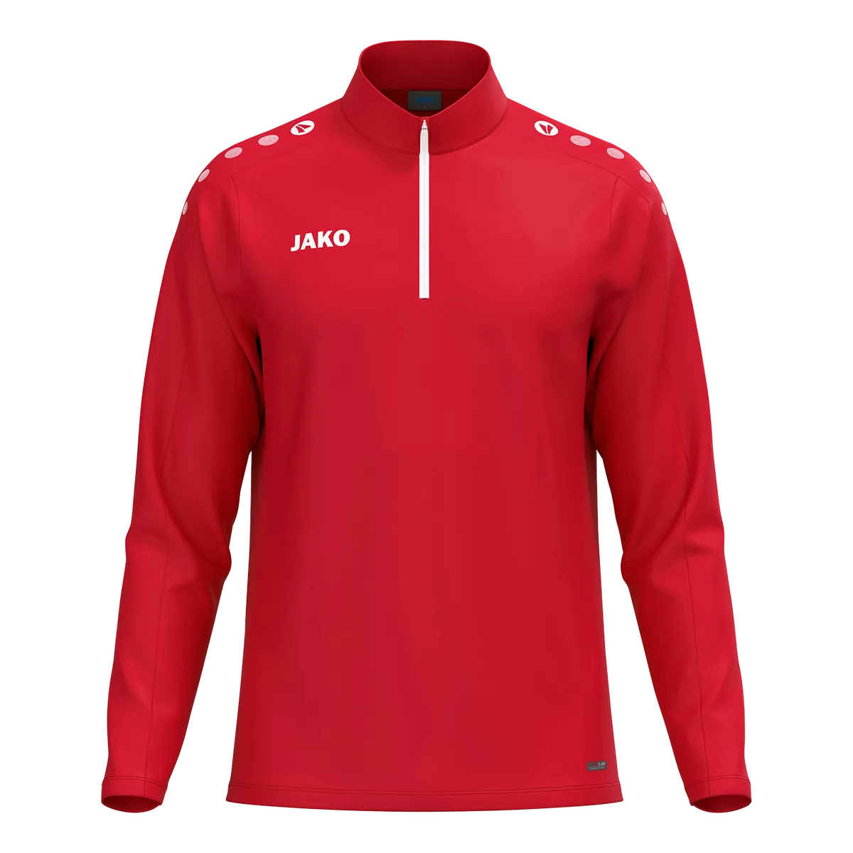 JAKO Aufwärmshirt ONE Langarm Kinder rot Front #farbe_rot