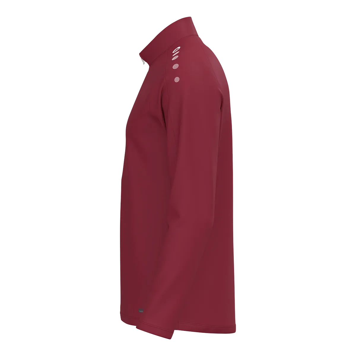 JAKO Aufwärmshirt ONE Langarm Unisex bordeaux Seite