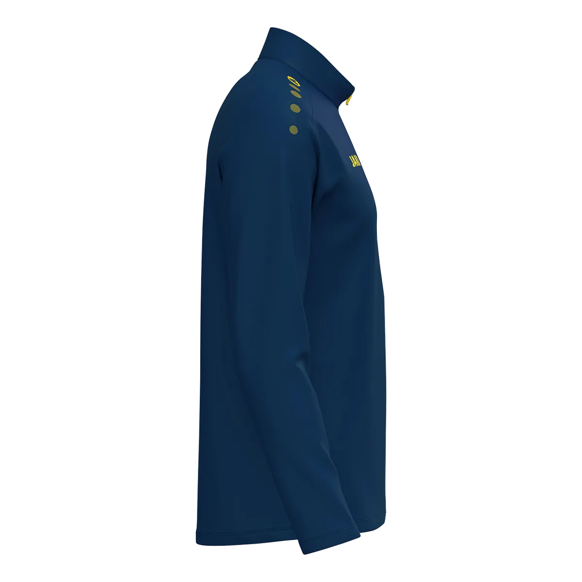 JAKO Aufwärmshirt ONE Langarm Unisex navy/citro Seite