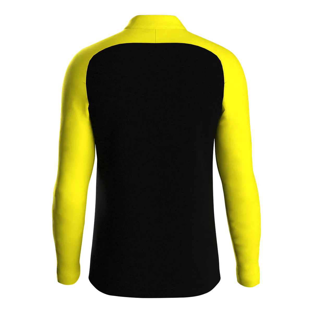 JAKO Aufwärmshirt Iconic Langarm Kinder schwarz/soft yellow Rücken