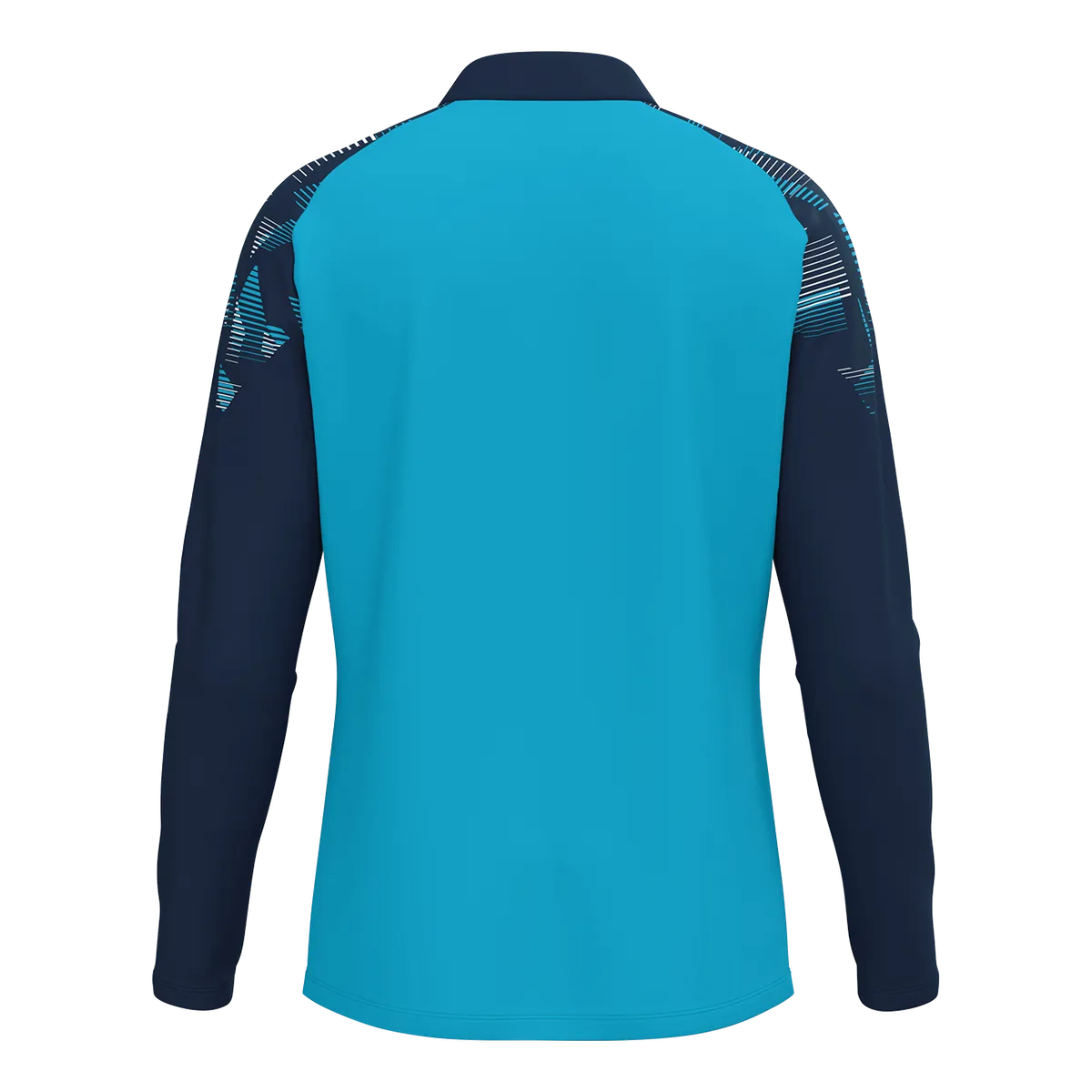JAKO Aufwärmshirt Sonic Langarm Unisex aqua/marine Rücken
