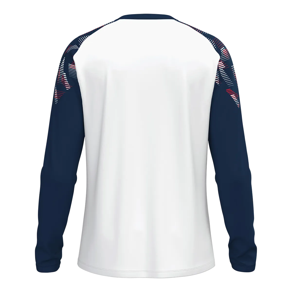 JAKO Longsleeve Sonic Unisex weiß/marine/rot Rücken