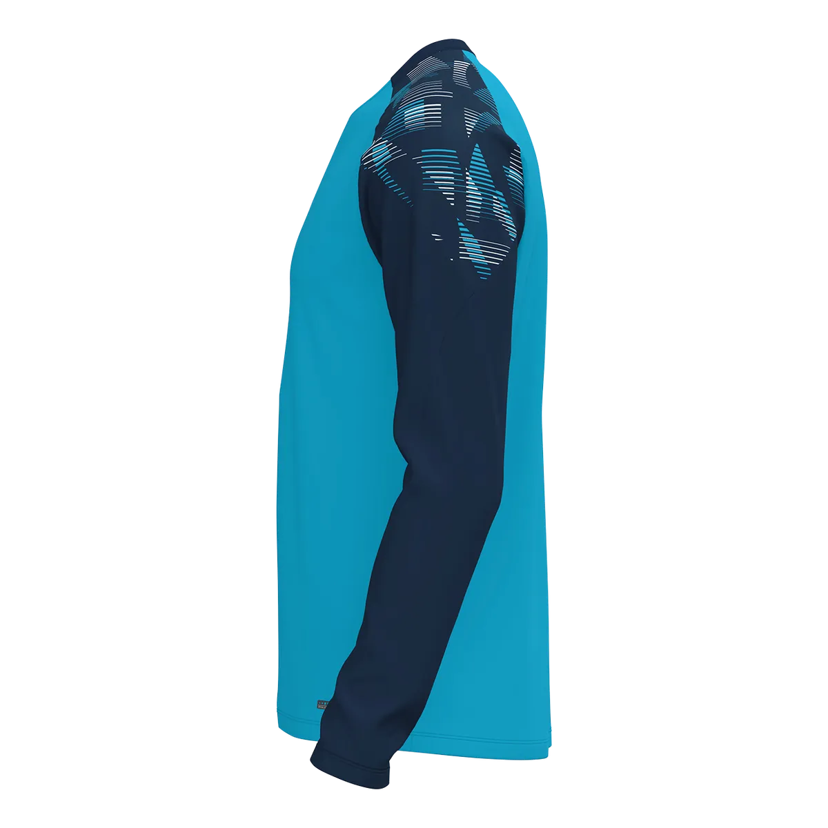 JAKO Longsleeve Sonic Unisex aqua/marine Seite