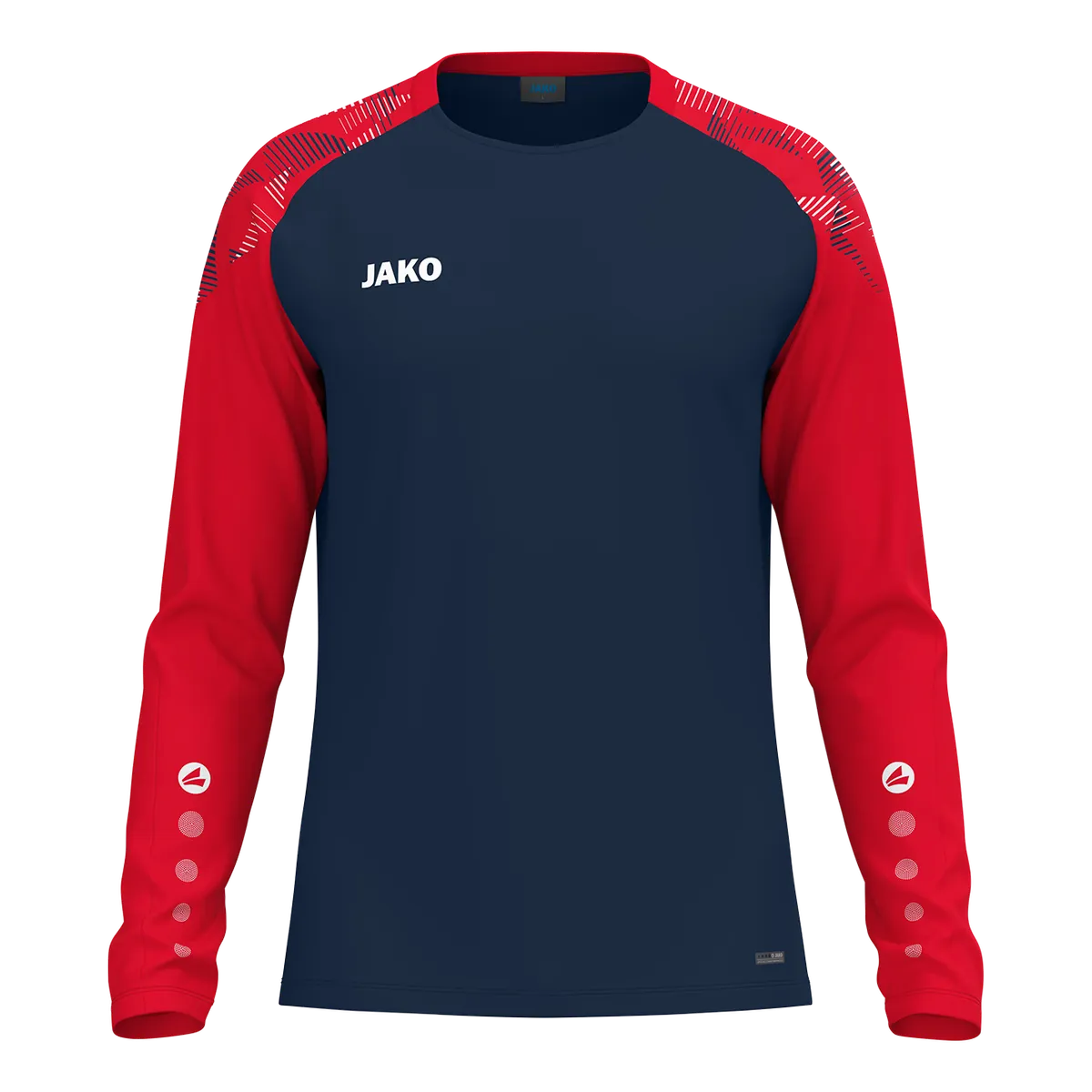 JAKO Longsleeve Sonic Kinder marine/rot Front