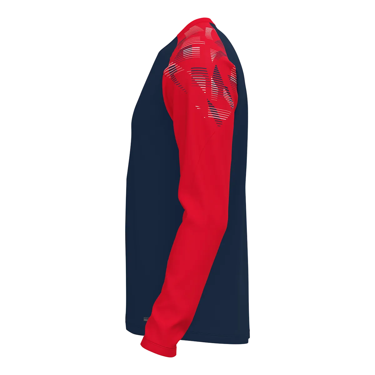JAKO Longsleeve Sonic Unisex marine/rot Seite