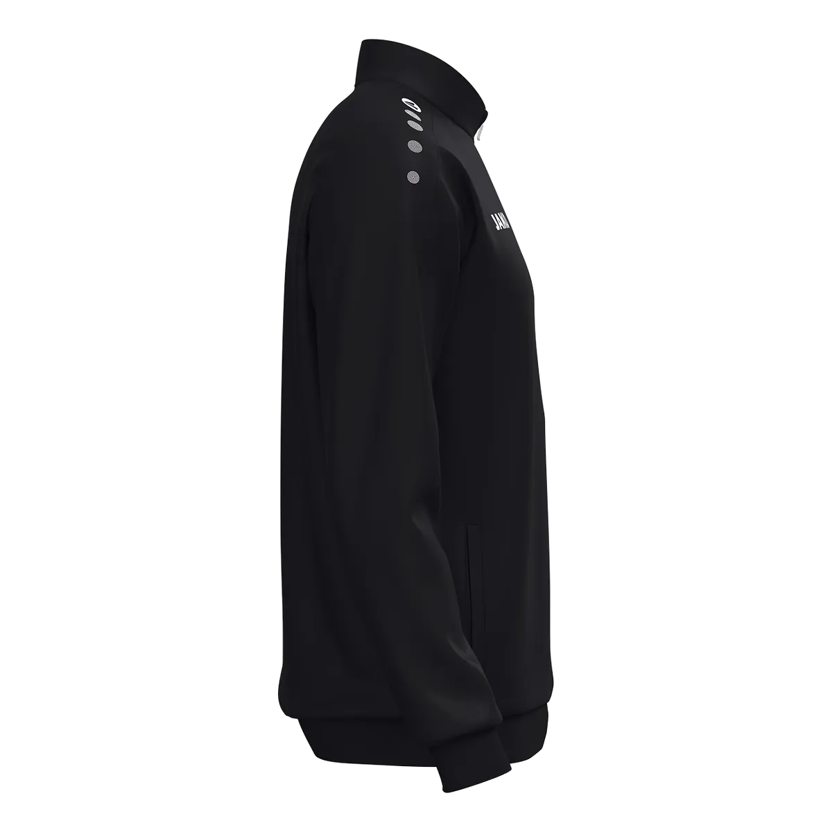 JAKO Polyesterjacke One Unisex schwarz Seite
