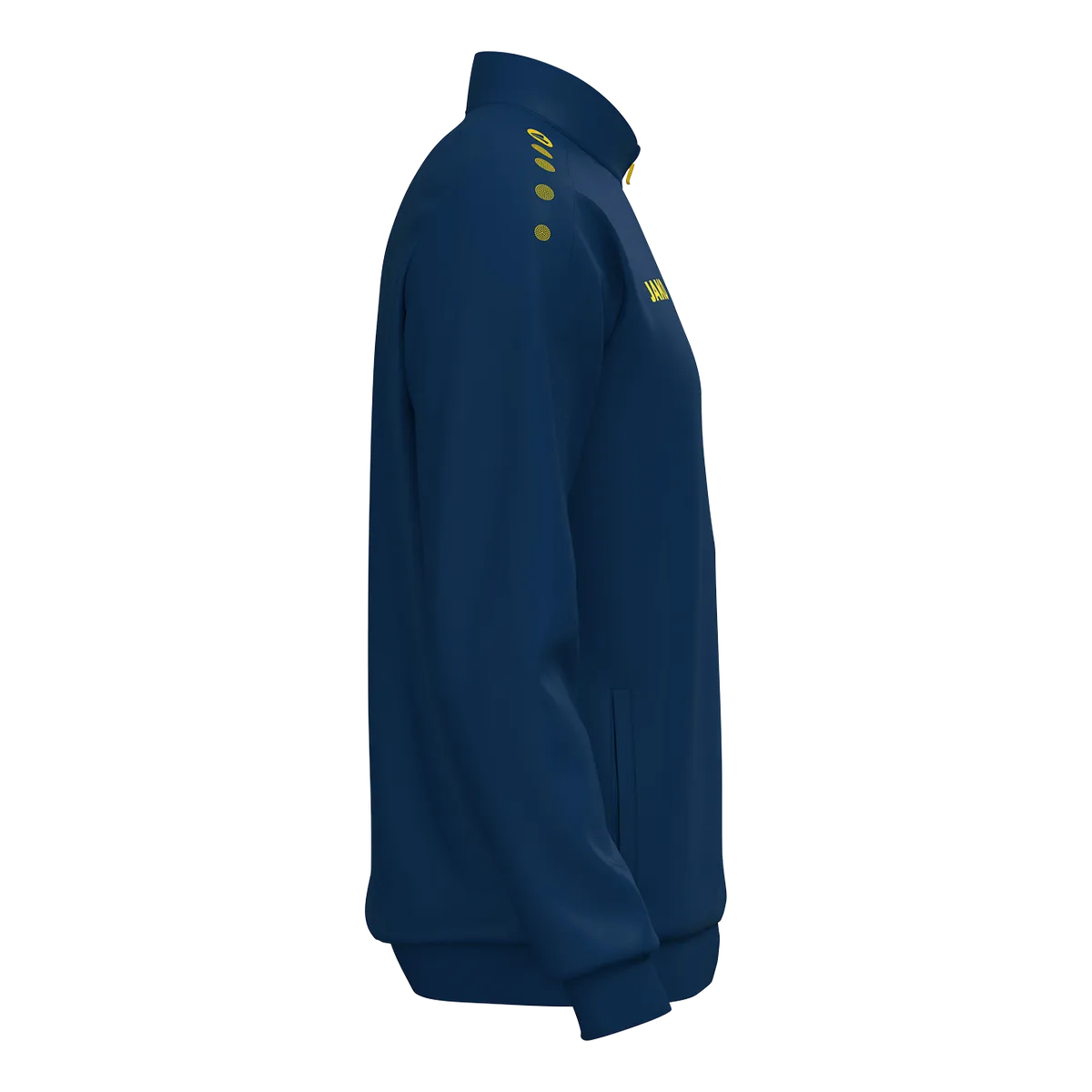 JAKO Polyesterjacke One Unisex navy/citro Seite