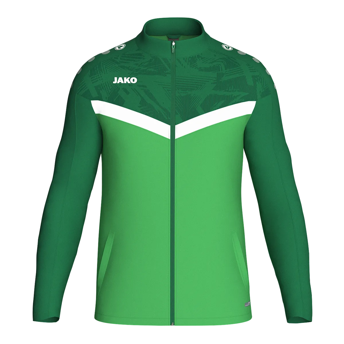 JAKO Polyesterjacke Iconic Unisex soft green/sportgrün Front