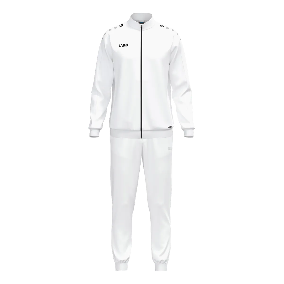 JAKO Trainingsanzug One Unisex weiß Front #farbe_weiss
