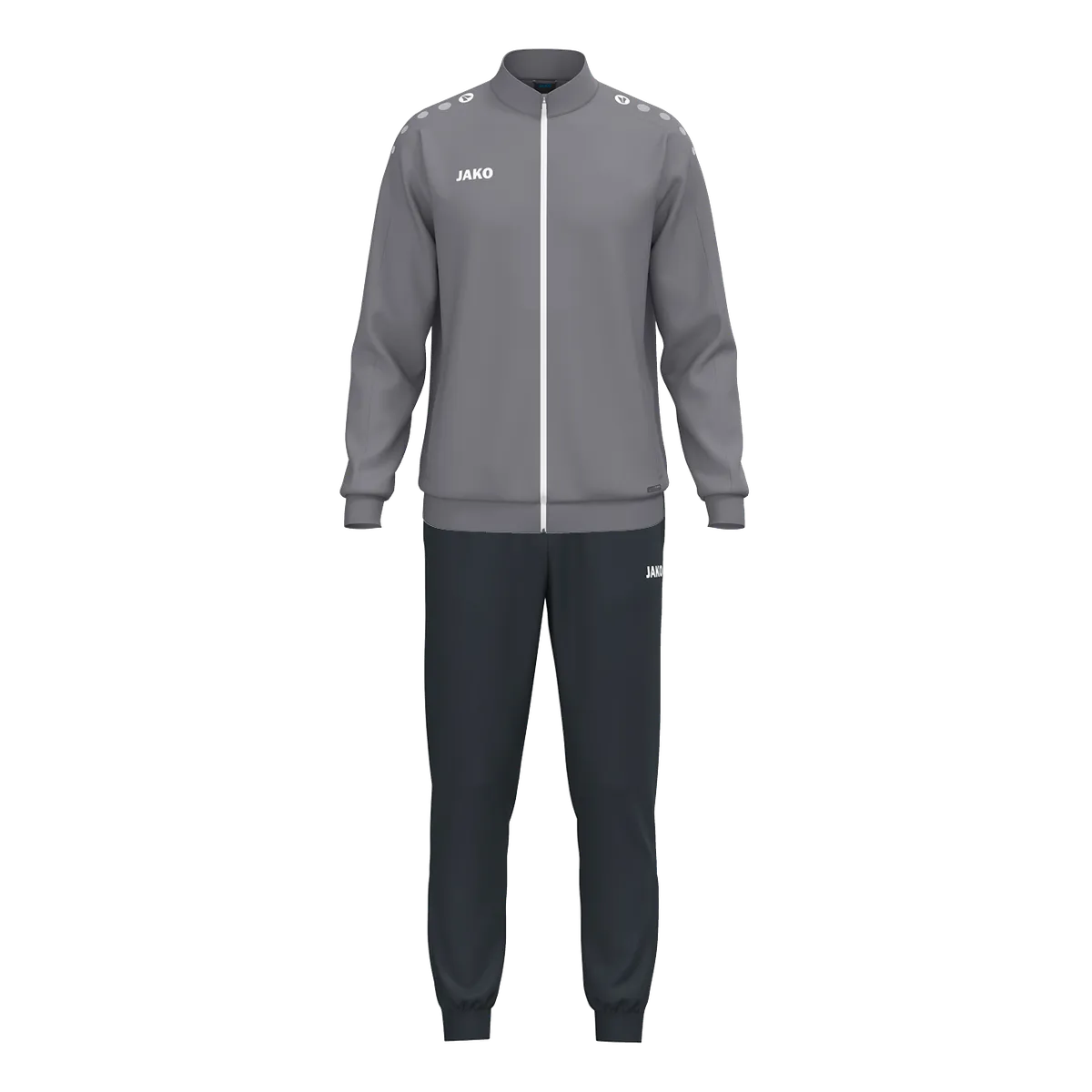 JAKO Trainingsanzug One Kinder grau Front