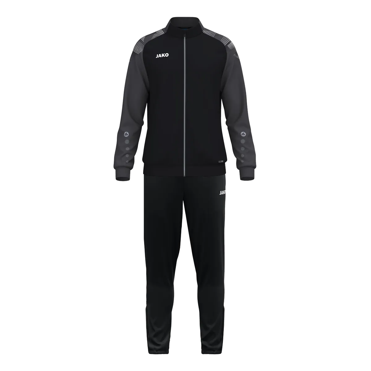 JAKO Trainingsanzug Sonic Kinder schwarz/anthrazit Front