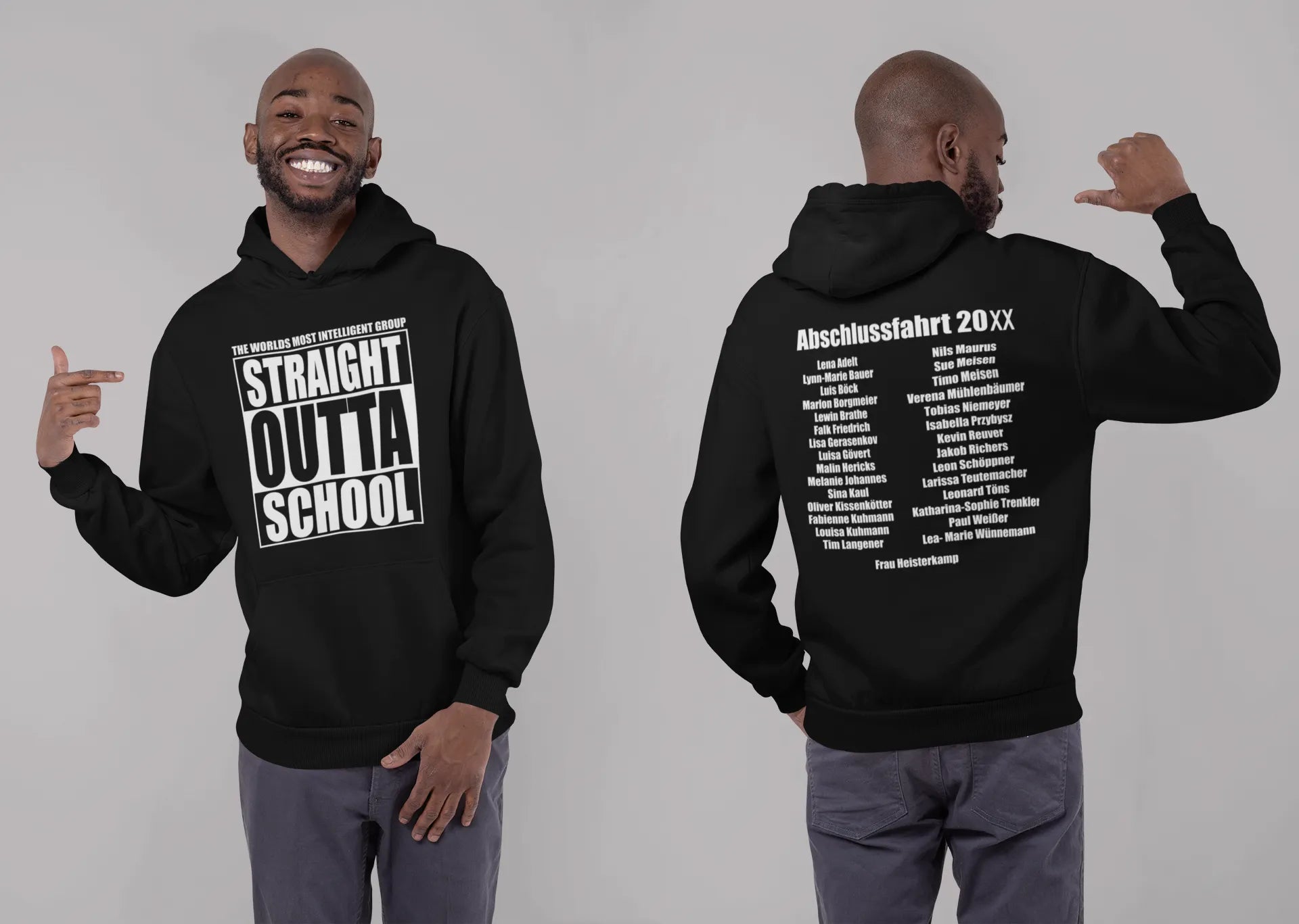 BIGTIME Abi/Abschluss Motiv Straight Outta School