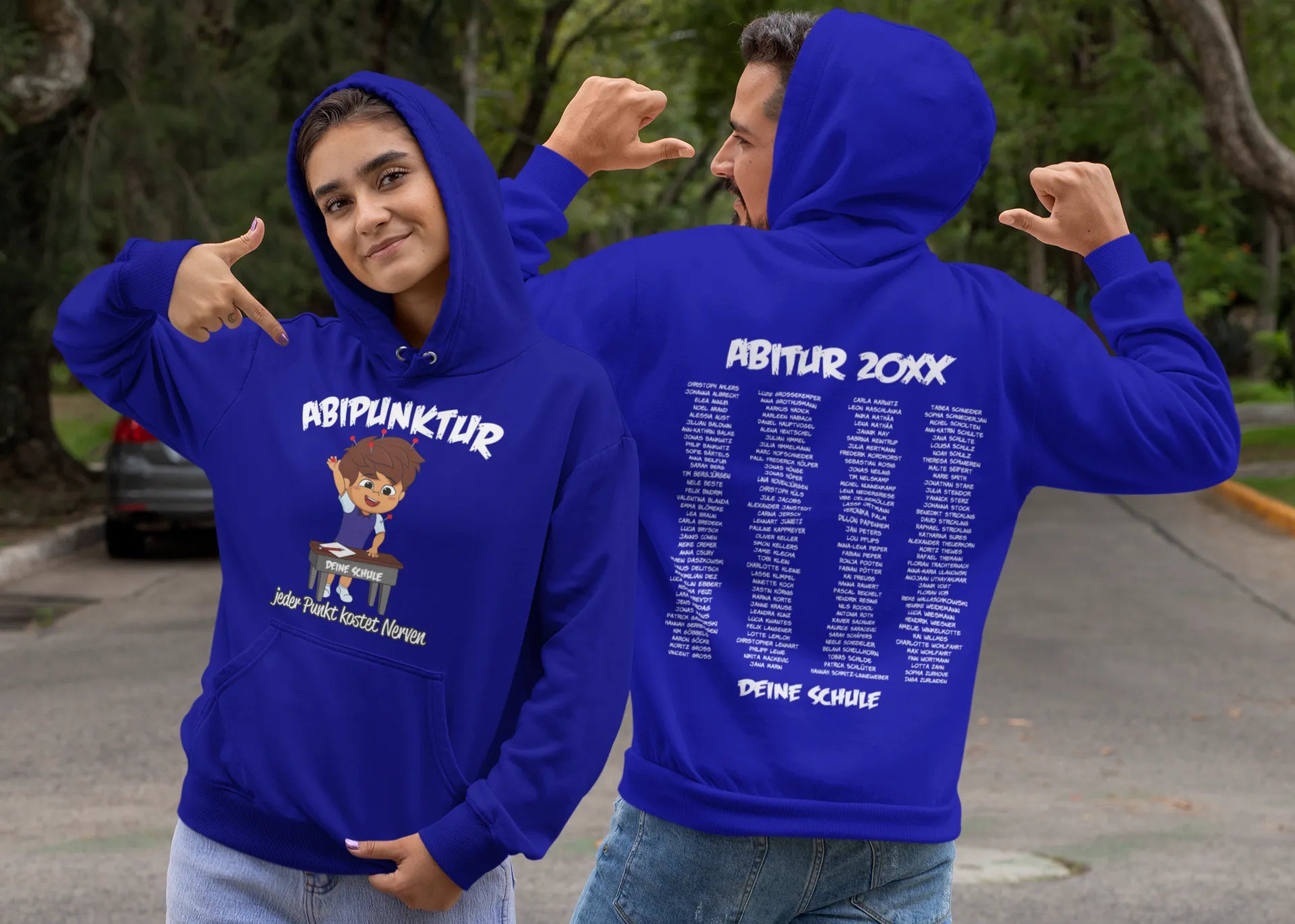 BIGTIME Abi/Abschluss Hoodie Abipunktur