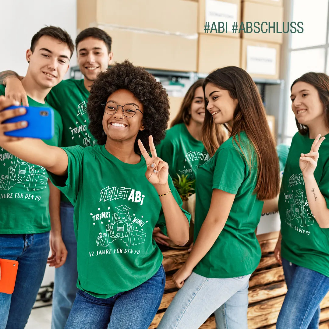 BIGTIME Abi/Abschluss T-Shirt TeletABI Front