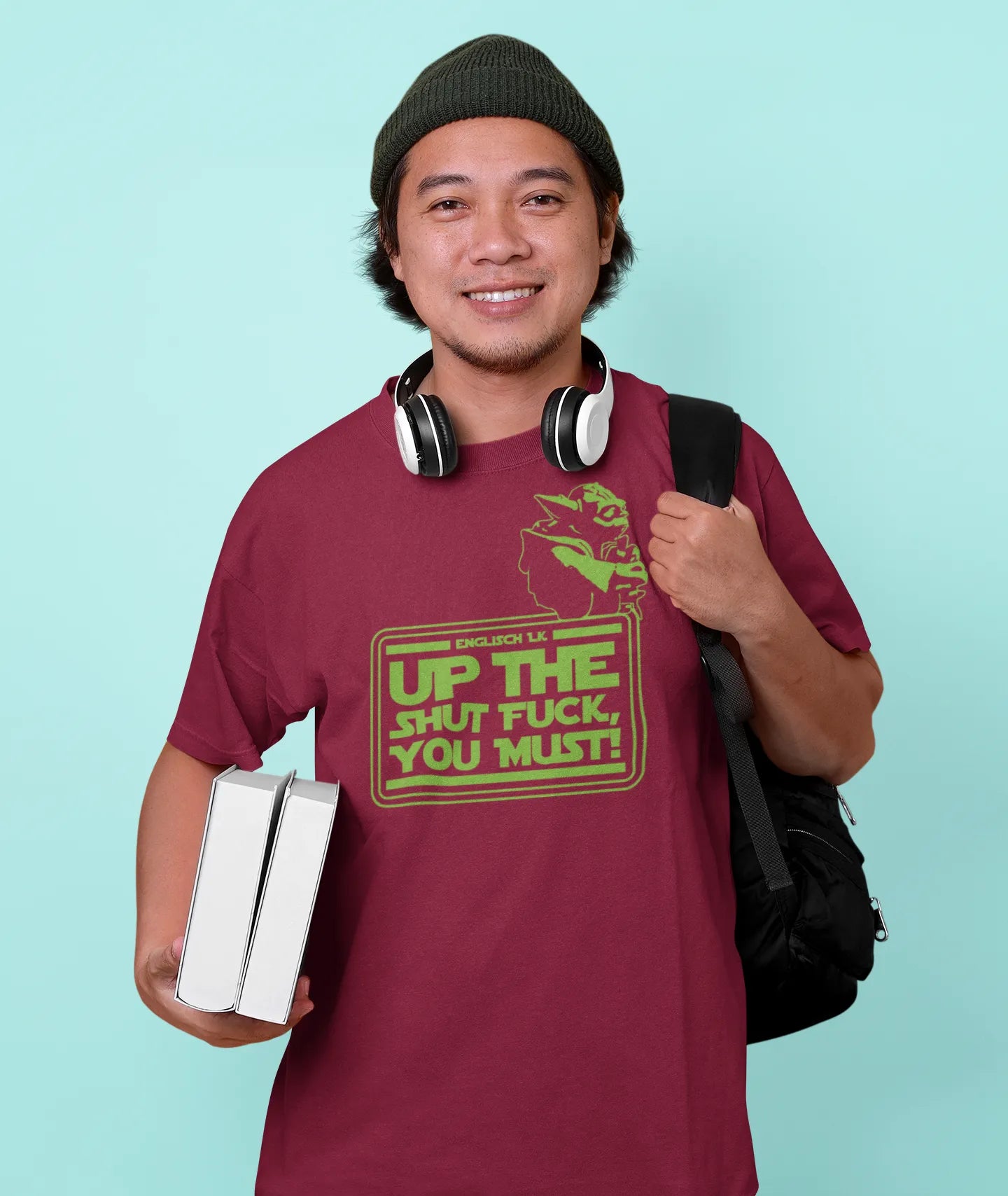 BIGTIME Abi / Abschluss T-Shirt English LK - up the shut f*** you must