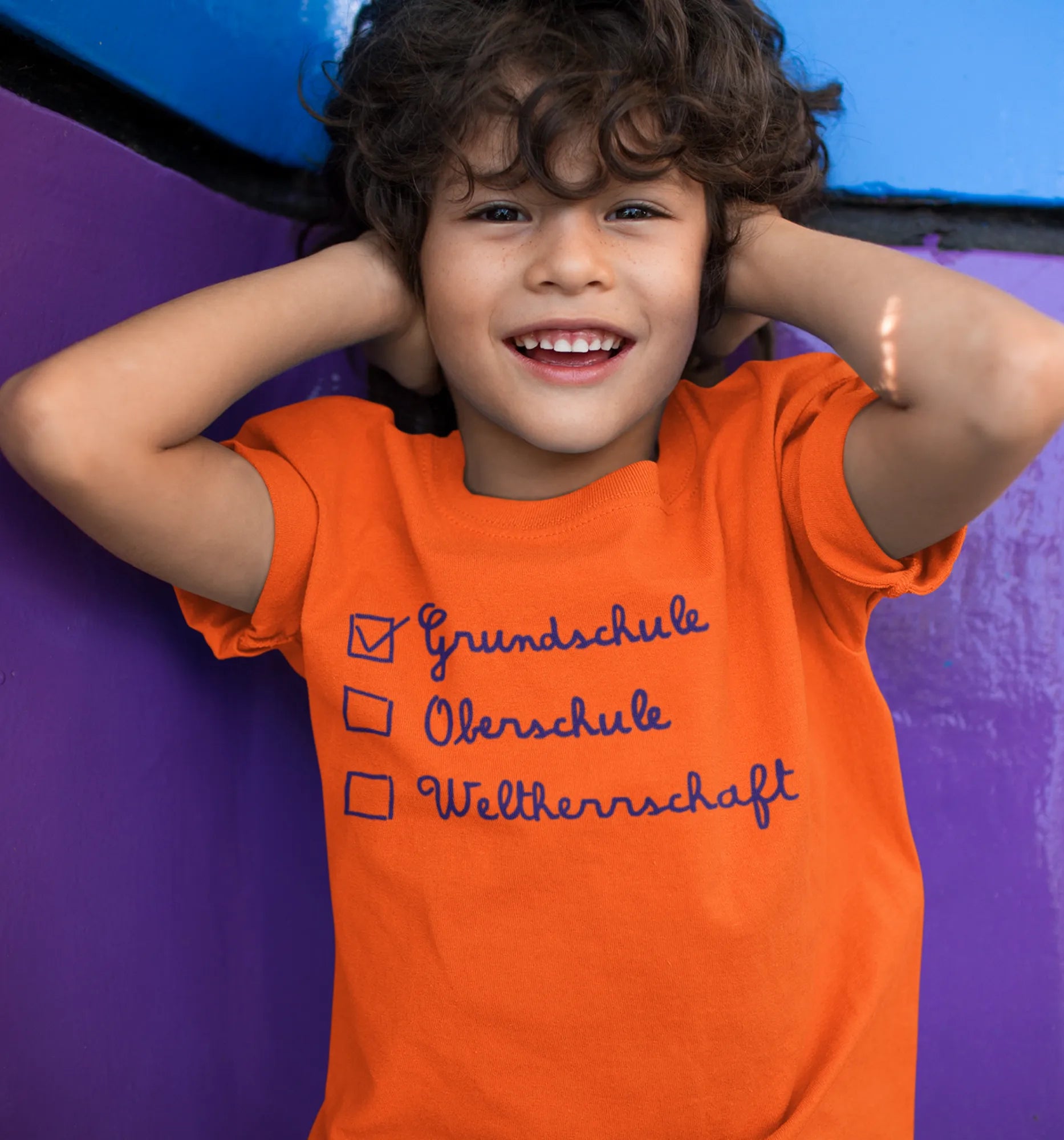 BIGTIME Grundschul Abschluss Shirt "Grundschule Oberstufe Weltherrschaft"