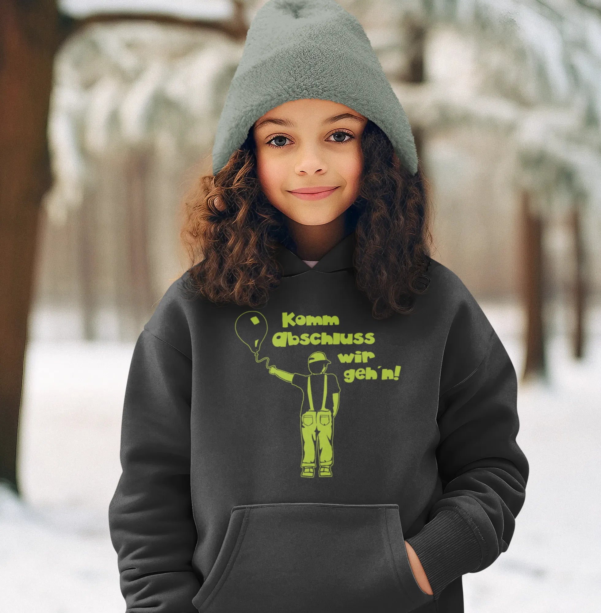 BIGTIME Grundschule Abschluss Pullover "Komm Abschluss wir gehen!"