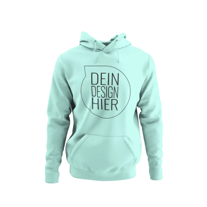 BIGTIME DEIN MOTTO | Abi/Abschluss | Hoodie hellblau Front #farbe_hellblau