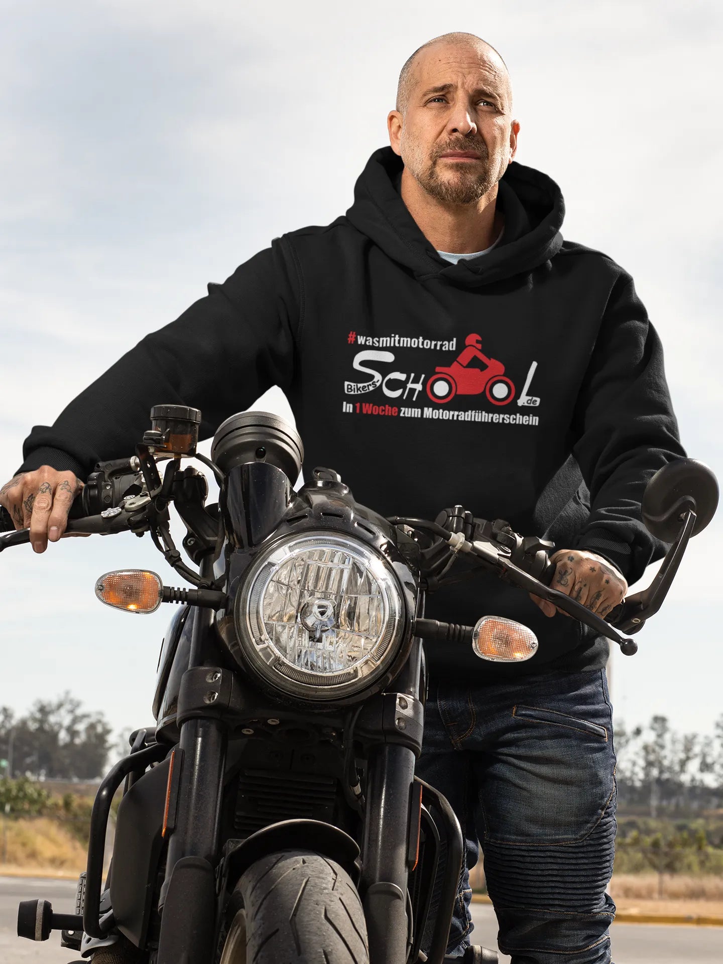 BIGTIME Kapuzenpullover Unisex - Bikers School