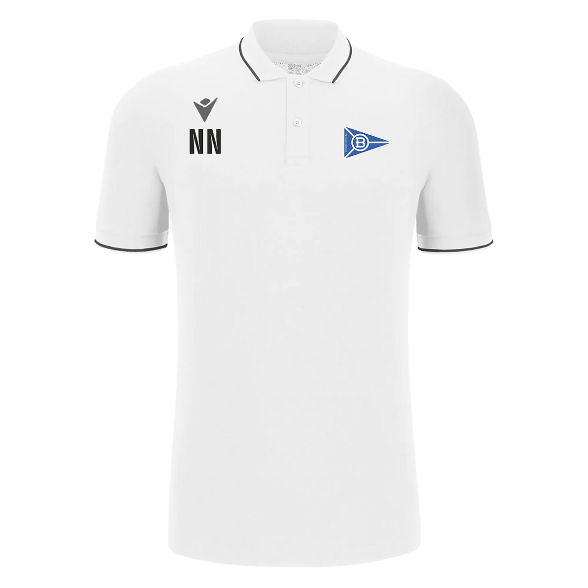 Macron Bochumer Kanu Club | Poloshirt Comedy Eco Unisex white Front #farbe_white