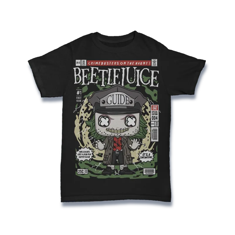 BIGTIME Comic Style Beetlejuice T-Shirt Unisex default Front