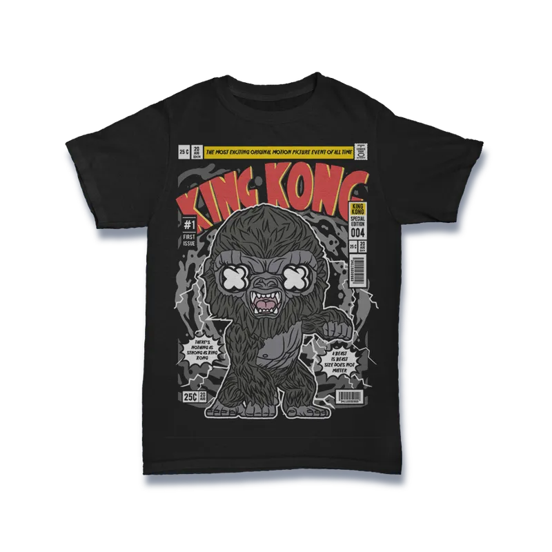 BIGTIME Comic Style King Kong T-Shirt Unisex default Front #farbe_default