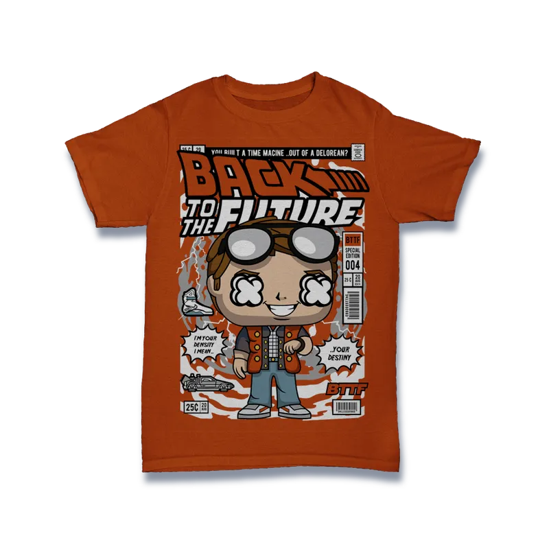 BIGTIME Comic Style Marty BTTF T-Shirt Unisex default Front #farbe_default