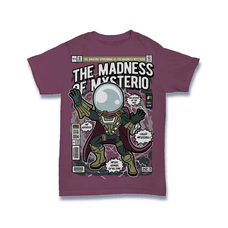 BIGTIME Comic Style Mysterio T-Shirt Unisex default Front #farbe_default